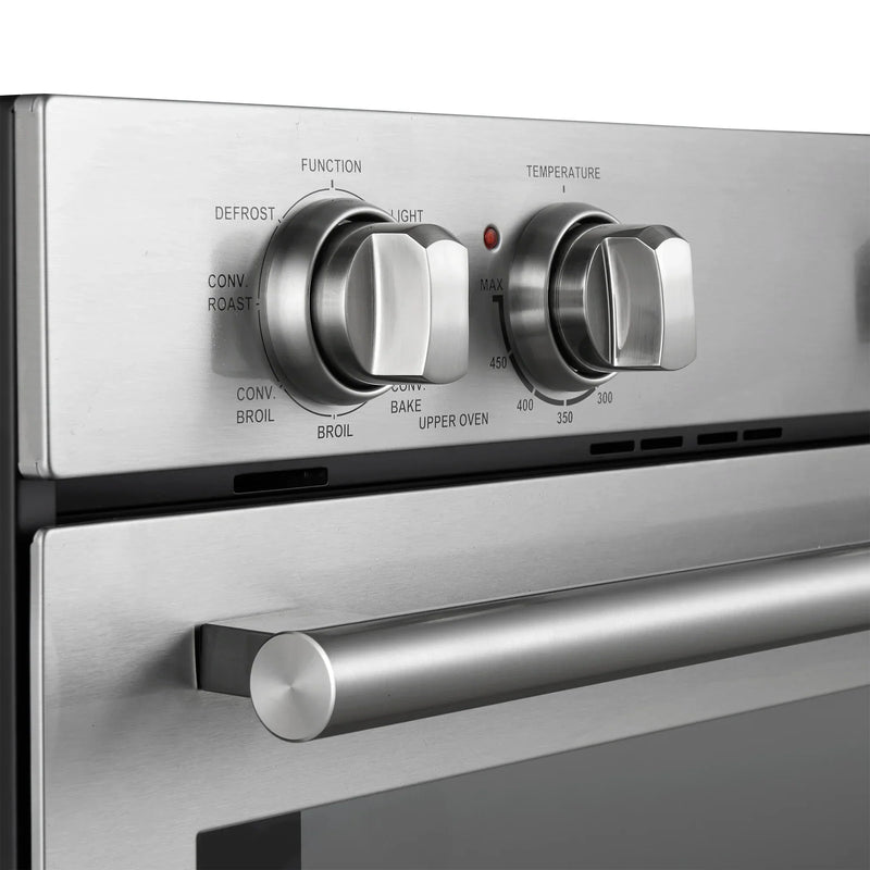 Forno 2-Piece Appliance Package - 30-Inch Vomero Double Wall Oven & 30-Inch Microwave Oven in Stainless Steel