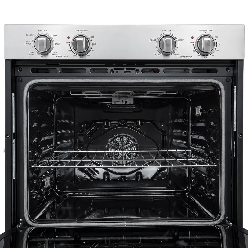 Forno 2-Piece Appliance Package - 30-Inch Vomero Double Wall Oven & 30-Inch Microwave Oven in Stainless Steel