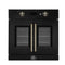 Forno Asti 30-Inch Electric French Door Wall Oven in Black (FBOEL1333-30BLK)