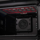 Forno Asti 30-Inch Electric French Door Wall Oven in Black with Antique Brass Handle (FBOEL1333-30BLK)