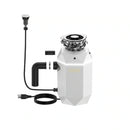 Forno Acqua BrightDiamond Moonstone 1HP Super Quiet Garbage Disposal Corded with Motion Sensor Cabinet Light & Pre-Wired Air Switch (WDD100TA2MS)