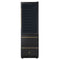 Forno Azienda 24-Inch Built-In Compressor Wine Cooler - Dual Zone - 108 Bottles in Black with Antique Brass Trim (FWCDR6628-24BLK)