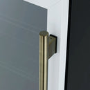 Forno Frescolino 24-Inch Beverage Cooler in White with Antique Brass Handle, with LED Lighting, Triple Glass Door, 188 Can Capacity, Built-In or Freestanding (FWCDR6665-24WHT)