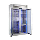FORNO Abruzzo 48-Inch Dual Zone Wine Cooler with 30 Cu.Ft., 130 bottles, Display & Service Shelves, Stemware Racks, Rust Resistant (FWCDR6680-48S)