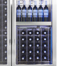 FORNO Abruzzo 48-Inch Dual Zone Wine Cooler with 30 Cu.Ft., 130 bottles, Display & Service Shelves, Stemware Racks, Rust Resistant (FWCDR6680-48S)