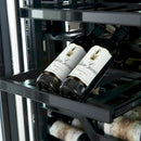 FORNO Abruzzo 48-Inch Dual Zone Wine Cooler with 102 Bottles, 24 Cu. Ft., Green Acrylic Holders & Black Shelves (FWCDR6610-48S)