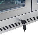 FORNO Abruzzo 48-Inch Dual Zone Wine Cooler with 102 Bottles, 24 Cu. Ft., Green Acrylic Holders & Black Shelves (FWCDR6610-48S)