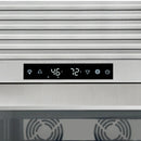 FORNO Abruzzo 48-Inch Dual Zone Wine Cooler with 102 Bottles, 24 Cu. Ft., Green Acrylic Holders & Black Shelves (FWCDR6610-48S)