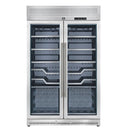 FORNO Abruzzo 48-Inch Dual Zone Wine Cooler with Clear Acrylic Holders & Stainless Trim Shelves (FWCDR6611-48S)