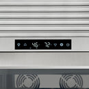 FORNO Abruzzo 48-Inch Dual Zone Wine Cooler with Clear Acrylic Holders & Stainless Trim Shelves (FWCDR6611-48S)