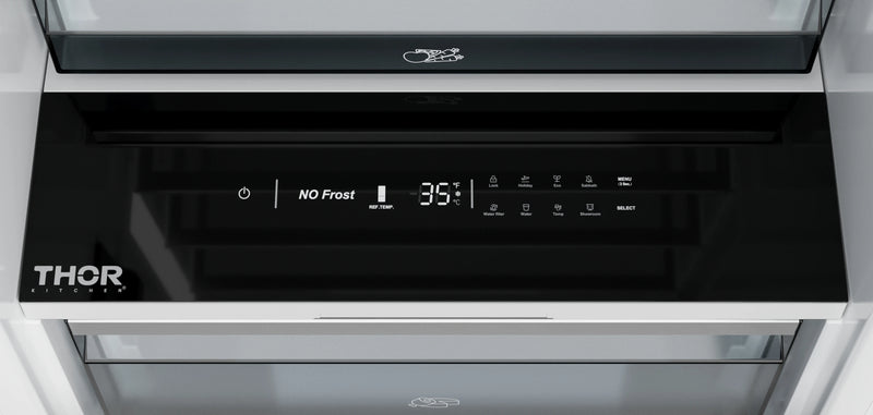 Thor Kitchen X-Series 24-Inch 12.5 Cu. Ft. Column Refrigerator with Internal Water Dispenser in Stainless Steel (XRF24CRF-SS)