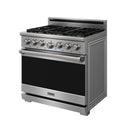 Thor Kitchen 36-Inch Professional Propane Gas Range in Stainless Steel (XRG36ELP)