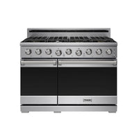 Thor Kitchen X-Series 48-Inch 4.8 + 2.8 Cu. Ft. Natural Gas Range with 6 Burners in Stainless Steel (XRG48E)