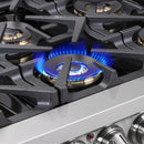 Forno Capriasca 36-Inch Freestanding Dual Fuel Range in Stainless Steel (FFSGS6387-36)