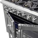 Forno Capriasca 36-Inch Freestanding Dual Fuel Range in Stainless Steel (FFSGS6387-36)