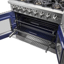 Forno Capriasca 36-Inch Freestanding Dual Fuel Range in Stainless Steel (FFSGS6387-36)
