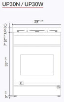 ILVE Nostalgie II 30-Inch Dual Fuel Freestanding Range in Emerald Green with Brass Trim (UP30NMPEGG)