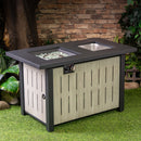 Deko Living 42-Inch Rectangular Outdoor 50,000 BTU Propane Firetable with Ice Bucket (COB10004)