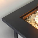 Deko Living 42-Inch Rectangular Outdoor 50,000 BTU Propane Firetable with Ice Bucket (COB10004)