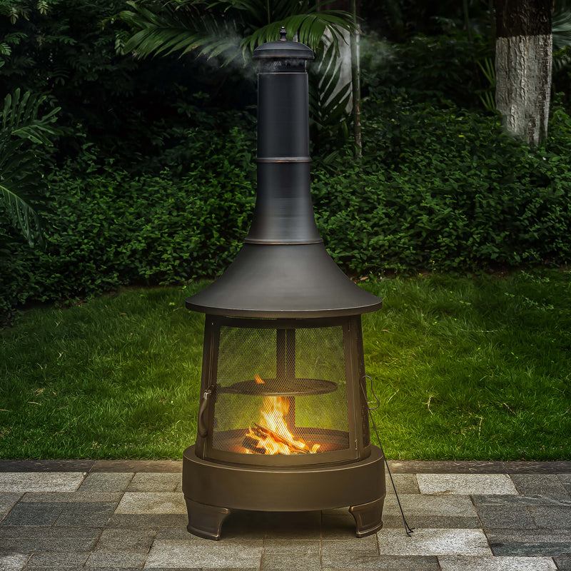 Deko Living Chimney Wood Burner Firepit (COB10503)