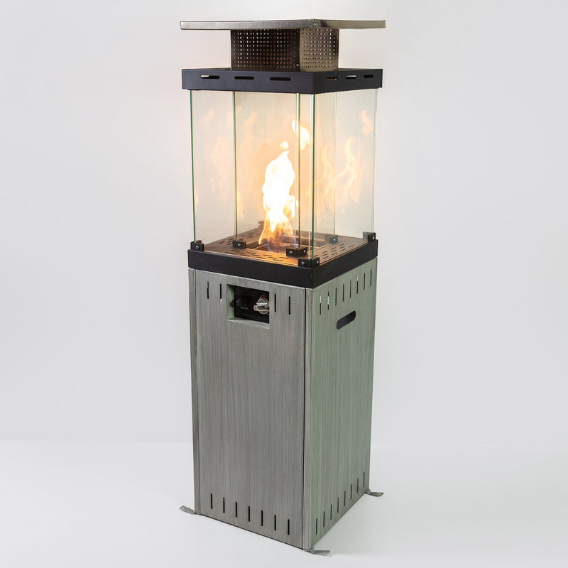 Deko Living Outdoor Black 12,500 BTU Propane Patio Column Heater (COB10003BLK)