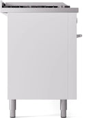 ILVE 60-Inch Professional Plus II Freestanding Dual Fuel Range with 7 Gas Burner and Removable Griddle in White (UP60FSWMPWH)