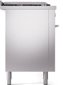 ILVE 60-Inch Professional Plus II Freestanding Dual Fuel Range with 7 Gas Burner and Removable Griddle in Stainless Steel (UP60FSWMPSS)