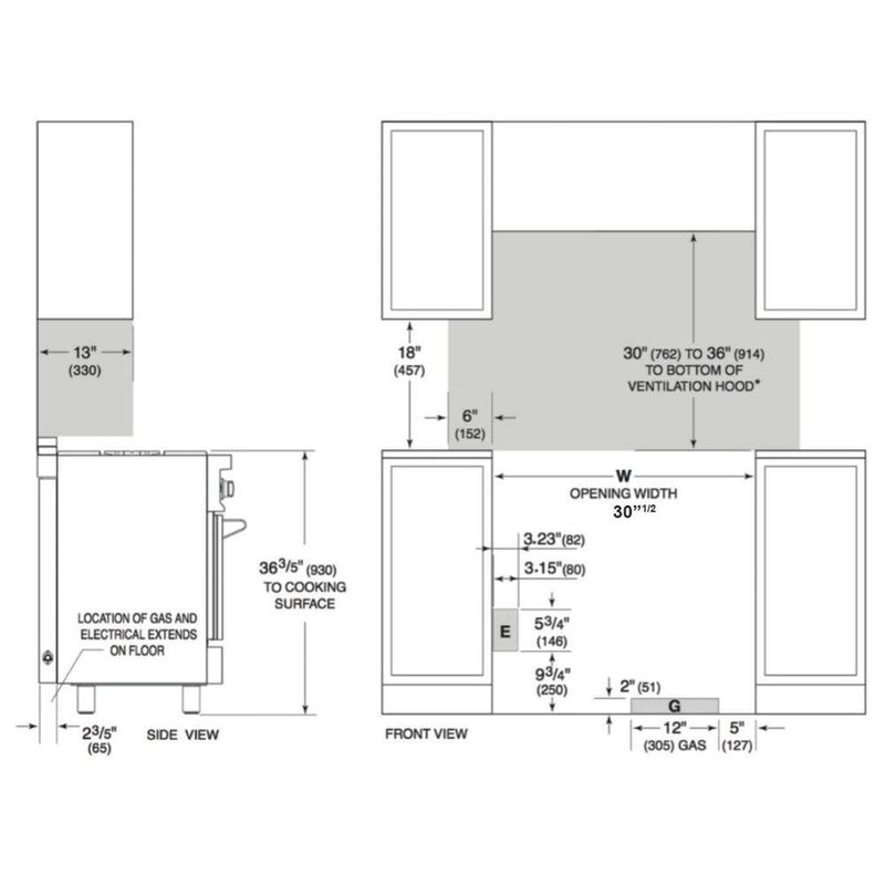 Forno 3-Piece Pro Appliance Package - 30-Inch Gas Range, French Door Refrigerator, and Dishwasher in Stainless Steel