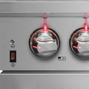 Forno 5-Piece Pro Appliance Package - 30-Inch Gas Range, 60-Inch Pro-Style Refrigerator, Wall Mount Hood with Backsplash, 24-Inch Microwave Drawer, & 3-Rack Dishwasher in Stainless Steel