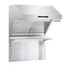 Forno 5-Piece Pro Appliance Package - 30-Inch Gas Range, Refrigerator with Water Dispenser, Wall Mount Hood with Backsplash, 24-Inch Microwave Oven, & 3-Rack Dishwasher in Stainless Steel