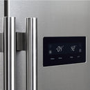 Forno 3-Piece Appliance Package - 30-Inch Gas Range, Under Cabinet Range Hood, & Side-by-Side Refrigerator in Stainless Steel