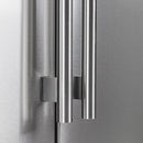 Forno 3-Piece Appliance Package - 30-Inch Gas Range, Under Cabinet Range Hood, & Side-by-Side Refrigerator in Stainless Steel