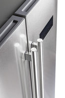 Forno 3-Piece Appliance Package - 30-Inch Gas Range, Under Cabinet Range Hood, & Side-by-Side Refrigerator in Stainless Steel