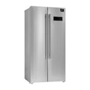 Forno 3-Piece Appliance Package - 30-Inch Gas Range, Under Cabinet Range Hood, & Side-by-Side Refrigerator in Stainless Steel