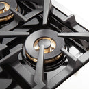 Forno 4-Piece Pro Appliance Package - 36-Inch Gas Range, Refrigerator, Wall Mount Hood, & 3-Rack Dishwasher in Stainless Steel