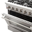 Forno 2-Piece Appliance Package - 48-Inch Gas Range  & 60-Inch Pro-Style Refrigerator in Stainless Steel (FBDL-019-04CAUS)
