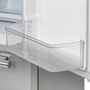 Forno 5-Piece Appliance Package - 48-Inch Dual Fuel Range, Refrigerator, Wall Mount Hood with Backsplash, 24-Inch Microwave Oven, & 3-Rack Dishwasher in Stainless Steel