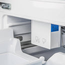 Forno 4-Piece Pro Appliance Package - 36-Inch Dual Fuel Range, Refrigerator, 24-Inch Microwave Oven, & 3-Rack Dishwasher in Stainless Steel