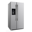Forno 4-Piece Pro Appliance Package - 48-Inch Dual Fuel Range, Refrigerator with Water Dispenser, Wall Mount Hood, & 3-Rack Dishwasher in Stainless Steel