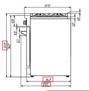 Forno 4-Piece Appliance Package - 30-Inch Gas Range with Air Fryer, 60-Inch Pro-Style Refrigerator, Microwave Oven, & 3-Rack Dishwasher in Stainless Steel