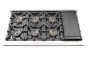 Forno 2-Piece Appliance Package - 48-Inch Gas Range  & 60-Inch Pro-Style Refrigerator in Stainless Steel (FBDL-019-04CAUS)