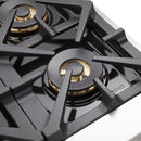 Forno 4-Piece Pro Appliance Package - 48-Inch Gas Range, 60-Inch Pro-Style Refrigerator, 24-Inch Microwave Oven, & 3-Rack Dishwasher in Stainless Steel