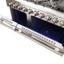 Forno 2-Piece Pro Appliance Package - 48-Inch Gas Range & Wall Mount Hood in Stainless Steel