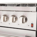 Forno 2-Piece Appliance Package - 48-Inch Dual Fuel Range and 60-Inch Built-In Refrigerator in Stainless Steel (FBDL-017-03CAUS)