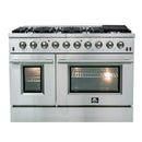 Forno 2-Piece Appliance Package - 48-Inch Gas Range & 60-Inch Pro-Style Refrigerator in Stainless Steel (FBDL-005-01CAUS)