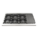 Forno 3-Piece Appliance Package - 48-Inch Gas Range, Refrigerator, & Wall Mount Hood in Stainless Steel (FBDL-018-04CAUS)