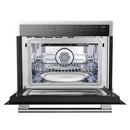 Forno 4-Piece Appliance Package - 48-Inch Gas Range, 60-Inch Pro-Style Refrigerator, 24-Inch Microwave Oven, & 3-Rack Dishwasher in Stainless Steel