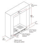 Forno 4-Piece Pro Appliance Package - 48-Inch Gas Range, 60-Inch Pro-Style Refrigerator, 24-Inch Microwave Oven, & 3-Rack Dishwasher in Stainless Steel