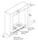Forno 5-Piece Appliance Package - 36-Inch Electric Range, Wall Mount Range Hood, Pro-Style Refrigerator, Dishwasher, and 24-Inch Microwave Drawer in Stainless Steel