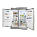 Forno 2-Piece Appliance Package - 48-Inch Gas Range  & 60-Inch Pro-Style Refrigerator in Stainless Steel (FBDL-019-04CAUS)